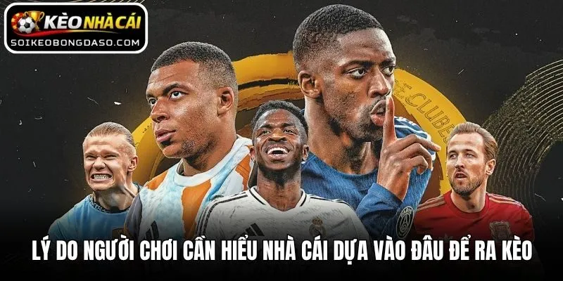 Lý do người chơi cần hiểu nhà cái dựa vào đâu để ra kèo