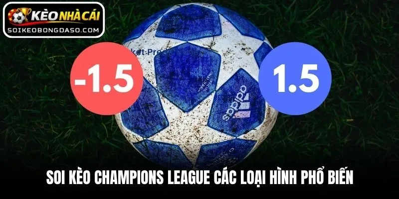 Soi kèo Champions League các loại hình phổ biến